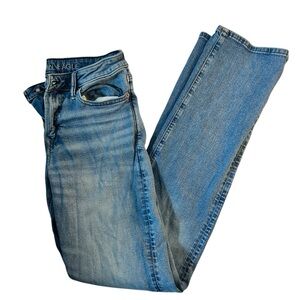 American Eagle AirFlex Jeans 30x36 Men’s Light Wash Slim Straight Stretch Denim